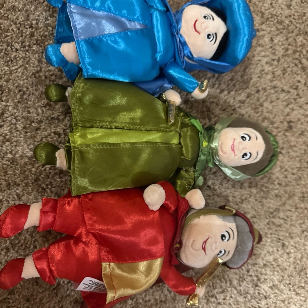 Sleeping Beauty Fairy Plush Doll Set 6inches
